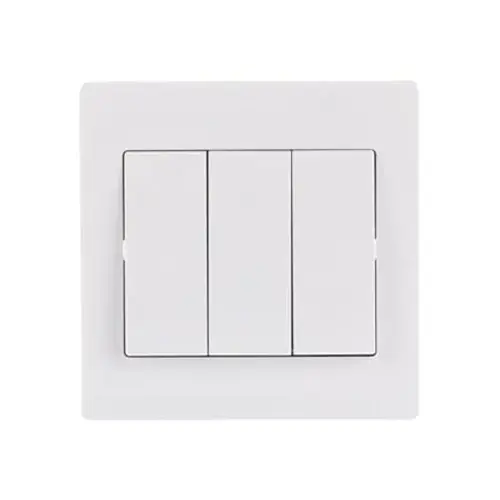 ABB Inora 3 Gang 1 Way Switch, 10A