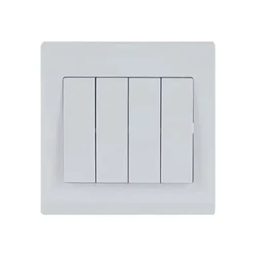 ABB Inora 4 Gang 1 Way Switch, 10A