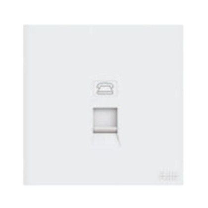 ABB Framia BC321 1 Gang Telephone Outlet (White)
