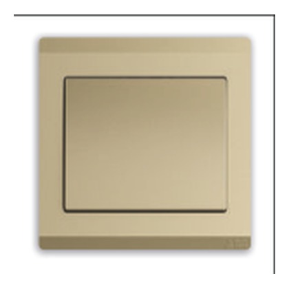 ABB Inora BL101-PG 1 Gang 1 Way Switch, 10A (Royal Gold)