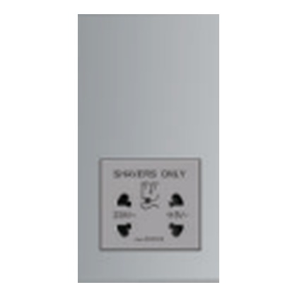 ABB Inora BL401-G 115-230V Shaver Socket (Classic Grey)