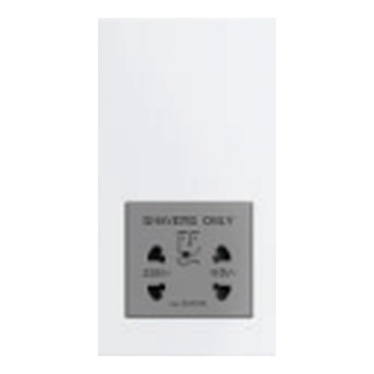 ABB Inora BL401 115-230V Shaver Socket (White)
