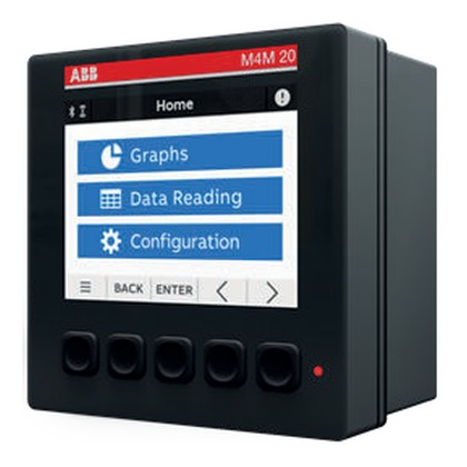 ABB M1M Series M1A 1-1 Single-Phase LED Digital Panel Ammeter (96x96mm)