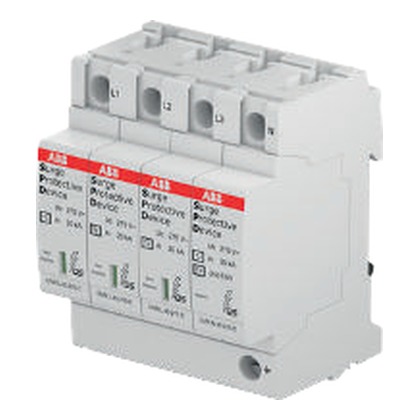 ABB OVR T2 3N 40-275 P (3P+N) 40kA Type 2 Surge Protective Device