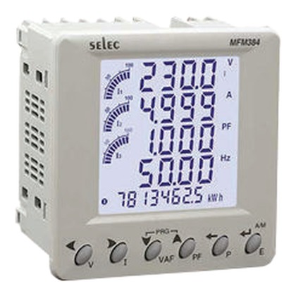 Selec MX300 3-Phase LED Digital Multifunction Panel Meter (96x96 mm)