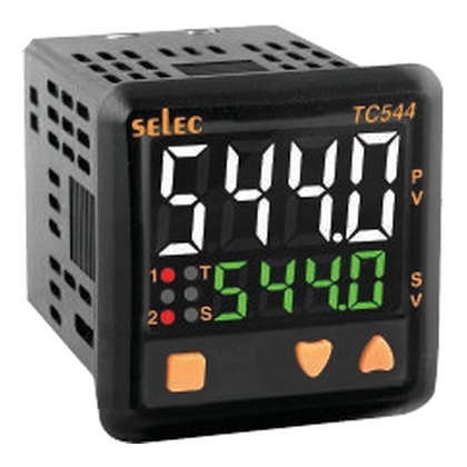 Selec TC544B 48x48mm Dual-Display Dual-Relay PID Temperature Controller