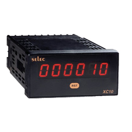 Selec XC410A 36x72mm 6-Digit LED Totalizer Digital Counter